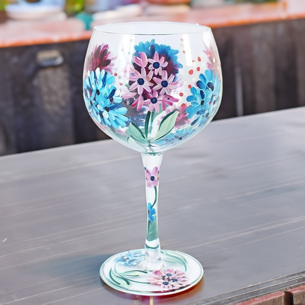 Lynsey Johnstone Hydrangea Gin Glass