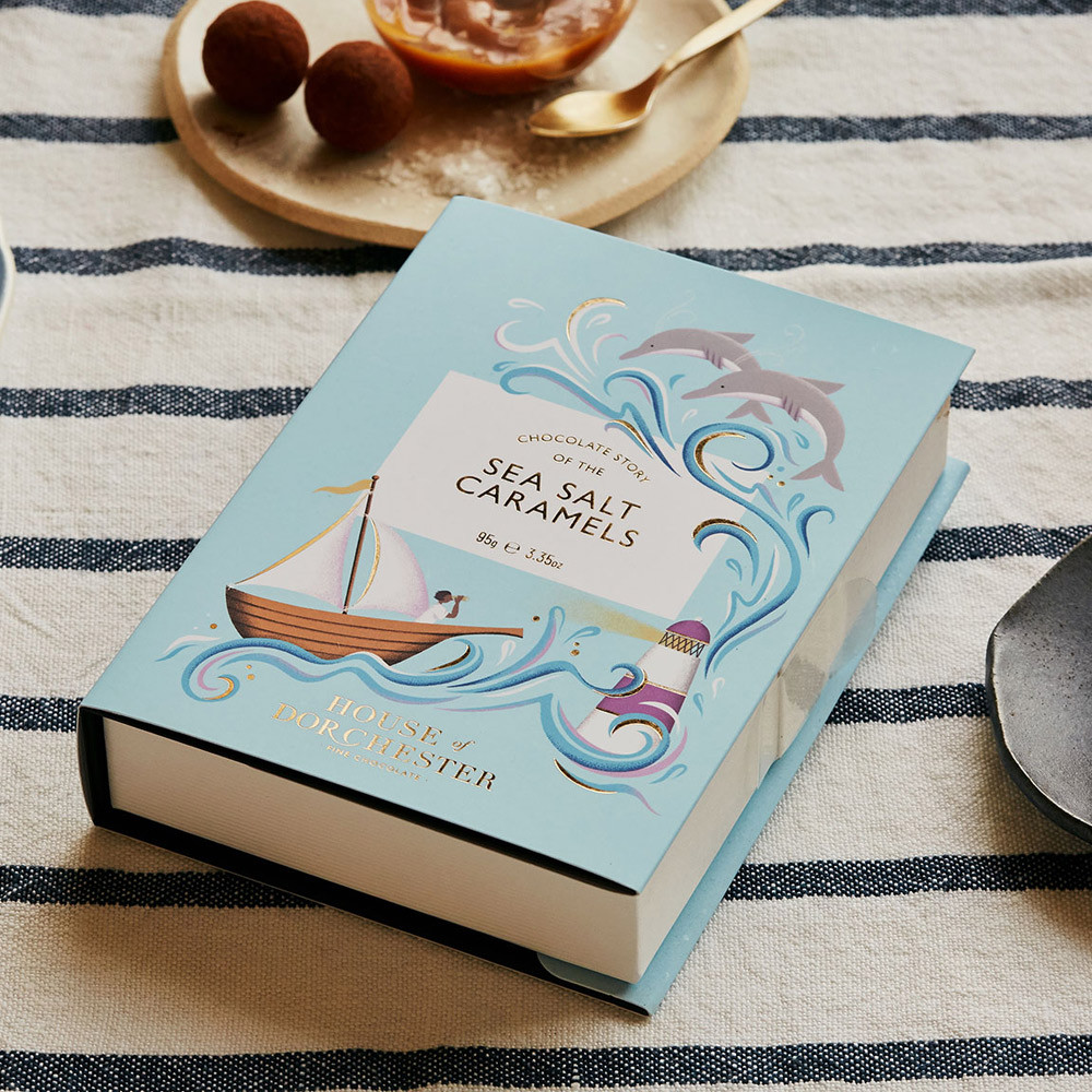 Sea Salt Caramel Truffles Book Box 95g