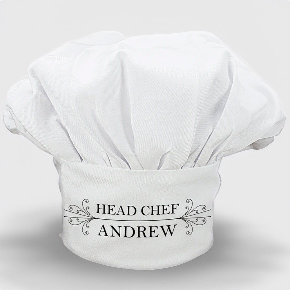 Personalised Head Chef Hat