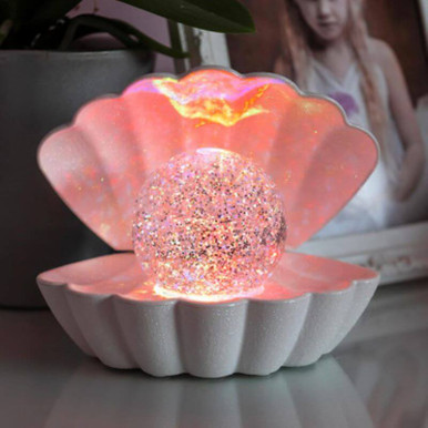 Click to view product details and reviews for White Glitter Light Clam Glitter Finish.