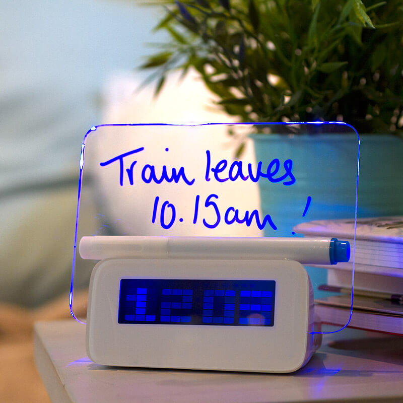 Scribble Writing Alarm Clock