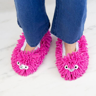 Click to view product details and reviews for Llama Cleaning Slippers.