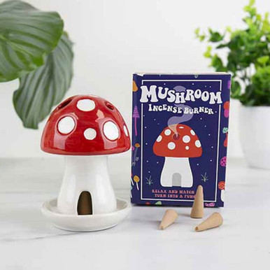 Click to view product details and reviews for Mushroom Incense Burner.