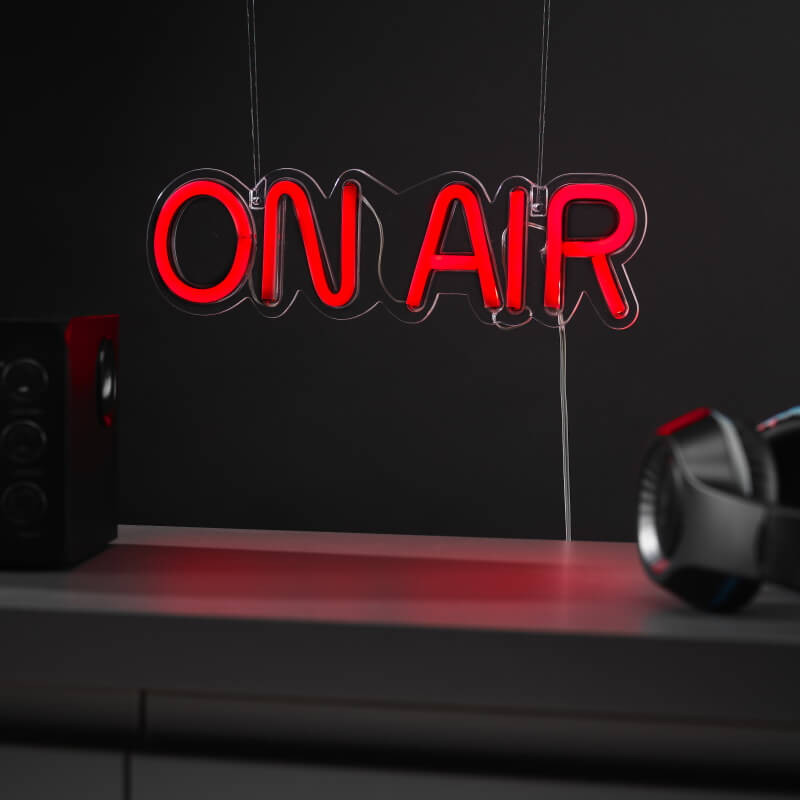 On Air' Neon Wall Sign