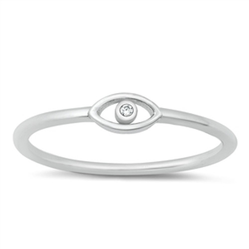 Sterling EVIL Eye Ring