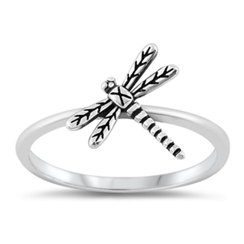 Silver Ring  Dragonfly