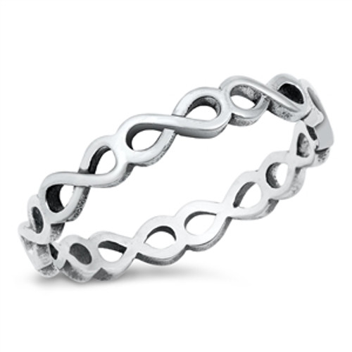 Silver Ring - Infinity Band