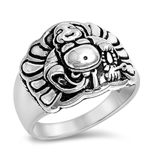 Silver Ring - Buddha 925 Ring