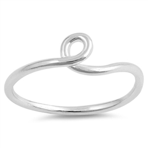 Silver Ring - Thin Loop