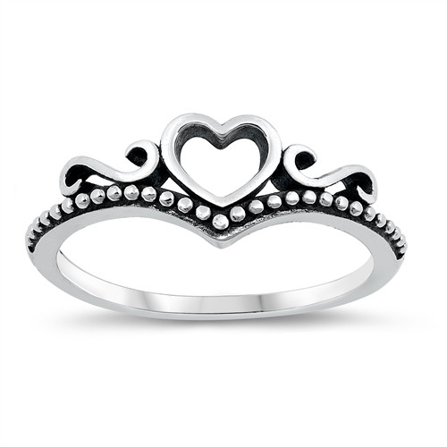 Silver Ring  Heart