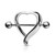 Heart Shaped 316L Surgical Steel Nipple Shield Ring