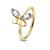 CZ Butterfly Bendable Nose, Cartilage Hoop Rings