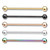 Twisted Rope 316L Surgical Steel Industrial Barbell