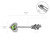 Opal Glitter Heart CZ Paved Outline Arrow with Feather End 316L Surgical Steel Nipple Barbell Rings