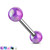 Metallic AB Coating Balls Over 316L Surgical Steel Barbells