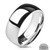 Glossy Polished Traditional Wedding Band Ring  Stainless