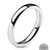 Glossy Polished Traditional Wedding Band  316L Stainless Steel