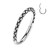 High Quality Precision 316L Surgical Steel Oxidized Lizard Skin Hinged Segment Ring