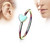 Heart IP Plating over 316L Surgical Steel Nose Hoop Ring for Nose & Ear Cartilage