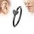 Heart IP Plating over 316L Surgical Steel Nose Hoop Ring for Nose & Ear Cartilage