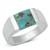 Genuine Turquoise Silver Stone Ring 925