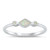 Silver Lab Opal Ring 925