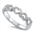 Silver CZ Ring - Multi Hearts