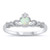 Silver CZ Ring - Claddagh Ring 925