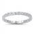 Silver CZ Ring 2mm band