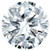 MOISSANITE, Pure Light, E, F Color, 8.5MM ROUND DIAMOND CUT