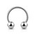 Twisted Rope 316L Surgical Steel Circular Barbell/Horseshoe