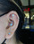 3 Stone ear hook/earrings