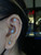 3 Stone ear hook/earrings
