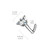 Triangle CZ Top 316L Surgical Steel L Bend Nose Stud Rings