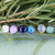 Semi Precious Stone Set 316L Surgical Steel L Bend Nose Stud Rings