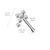 CZ Cross 316L Surgical Steel Nose Stud Rings