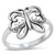 Silver Butterfly Ring