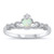 Silver CZ Ring - Claddagh Ring