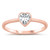 Sterling Silver Heart Ring CZ