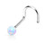 Opal Ball 316L Surgical Steel Nose Screw