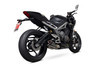 Scorpion Red Power Slip-on Black Ceramic Coated Sleeve - Street Triple 765 R / RS - 2020 - 2022 - PTR89BCER
