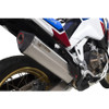 Scorpion Serket Slip-on Brushed Stainless Steel Sleeve - CRF1100L Africa Twin - 2020 - RHA194SEO