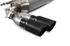 Scorpion Cat-back system with electronic valve - Valved - Black Ceramic Tailipes - M2 F87 Non GPF Model Only - 2016 - 2019 - SBM075C