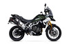 Scorpion Serket Parallel Slip-on Black Ceramic Coated Sleeve. Fits with panniers   Tiger 900 (all models) - 2020 - RTR90BCER