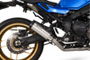 Scorpion Red Power Slip-on - Brushed Stainless Ceramic - Yamaha XSR 900 Euro 5+ 24 - PYA133SYSSEO