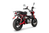 Scorpion Red Power Full System Brushed Stainless Steel Sleeve - Honda Monkey Euro 5 - 2025 - PHA205SYSSEO