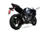 Scorpion Red Power Slip-on Black Ceramic Coated Sleeve - Ninja ZX-6R / Ninja ZX-636 - 2019 - PKA129BCER