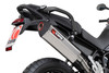 Scorpion Serket Parallel Slip-on Brushed Stainless Steel Sleeve. (Fits with panniers) - Tiger 850 - 2021 - RTR92SEO