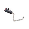Scorpion Red Power Full system -  Black Ceramic Coated Sleeve - Honda MSX 125 Grom - 2013-2015 - PHA208SYSBCER
