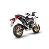 Scorpion Red Power Full system -  Black Ceramic Coated Sleeve - Honda MSX 125 Grom - 2013-2015 - PHA208SYSBCER